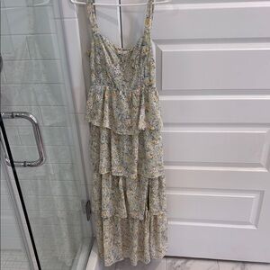 Floral Tiered Maxi Dress